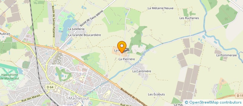 localisation de l'entreprise D.P.M. EN RETZ  MACHECOUL-SAINT-MEME