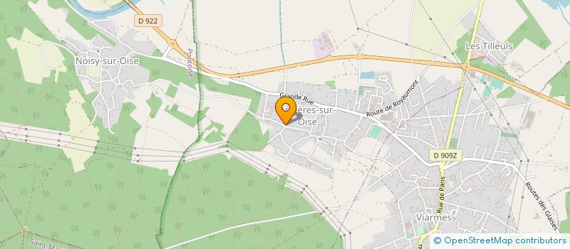 localisation de l'entreprise D P M H à ASNIERES-SUR-OISE