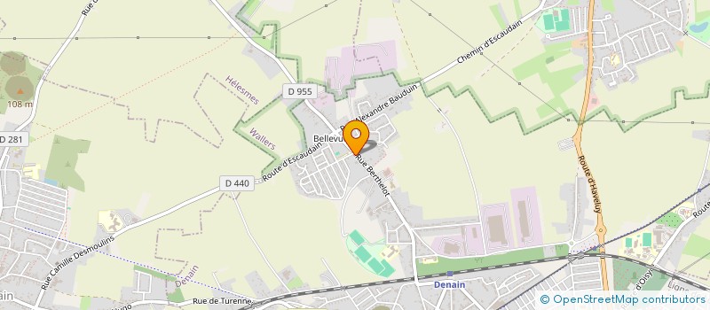 localisation de l'entreprise D.P.M.S. MENUISERIES SERRURERIES S.A.R.L. à DENAIN