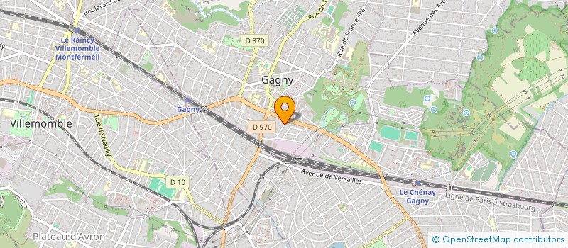 localisation de l'entreprise D.P. MENUISERIE à GAGNY