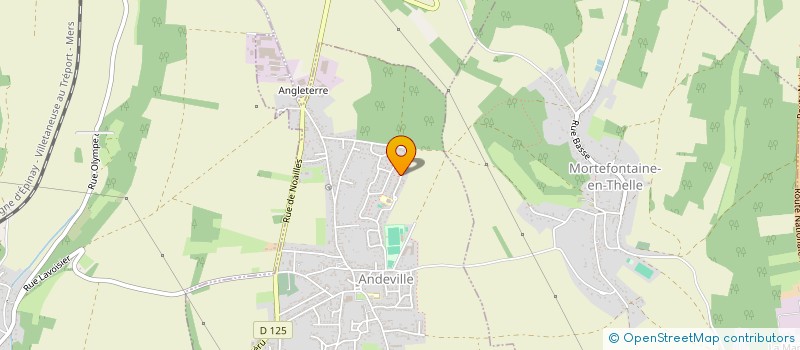 localisation de l'entreprise D.P.O DIFFUSION  ANDEVILLE