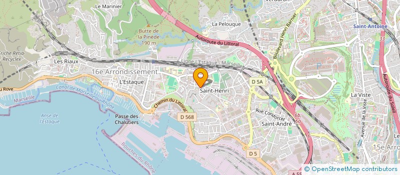 localisation de l'entreprise D P R  MARSEILLE