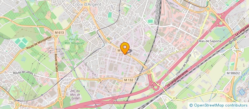 localisation de l'entreprise D.P.R à MONTPELLIER