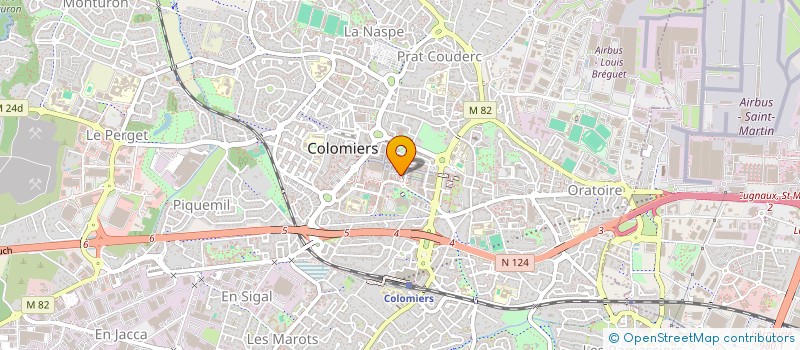 localisation de l'entreprise D.P. RECYCLAGE à COLOMIERS