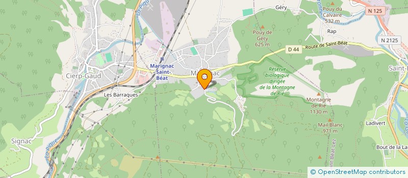 localisation de l'entreprise D.P.S 31 - HAUTE GARONNE à MARIGNAC