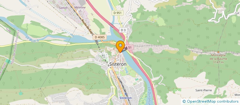 localisation de l'entreprise D.P.S INFORMATIQUE  SISTERON