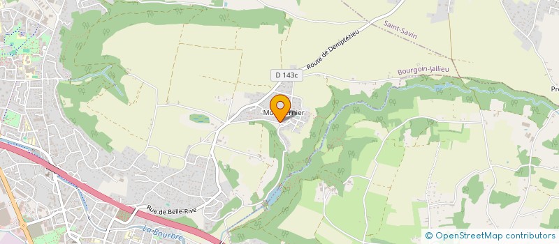 localisation de l'entreprise D & P SERVICES à BOURGOIN-JALLIEU