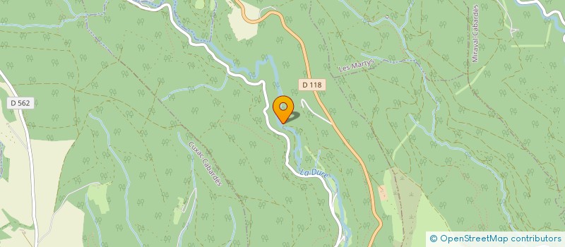 localisation de l'entreprise D P T L  BROUSSES-ET-VILLARET