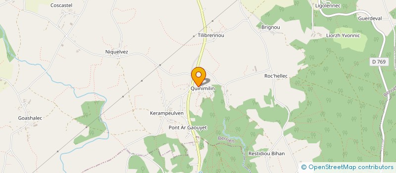 localisation de l'entreprise D.P TRANSPORT D'ARTS  BERRIEN