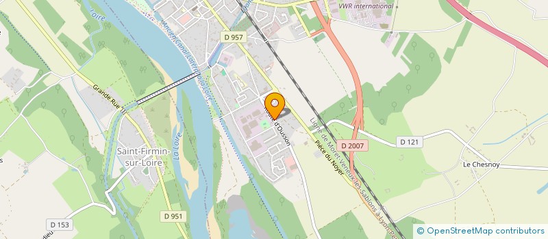 localisation de l'entreprise D.P.V. DISTRIBUTION  BRIARE