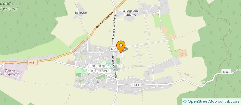 localisation de l'entreprise D.P.W à SAINT-JACQUES-SUR-DARNETAL