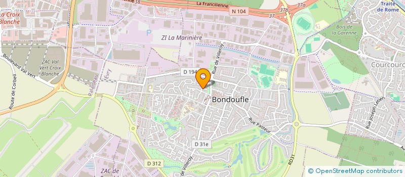 localisation de l'entreprise D'PANNES  TOITS  BONDOUFLE