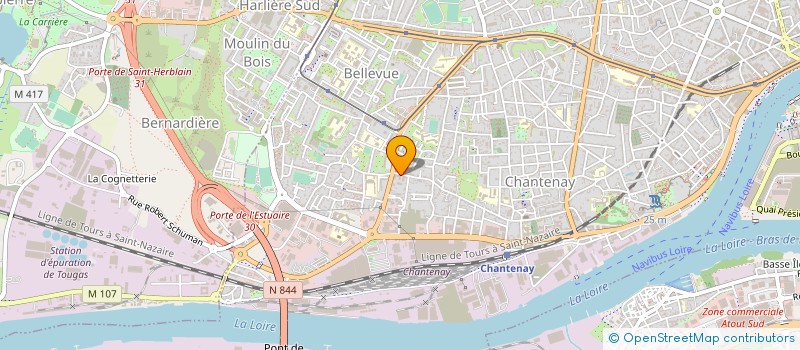 localisation de l'entreprise D-PAQ à NANTES