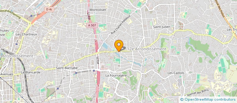 localisation de l'entreprise D. PARADISE à MARSEILLE