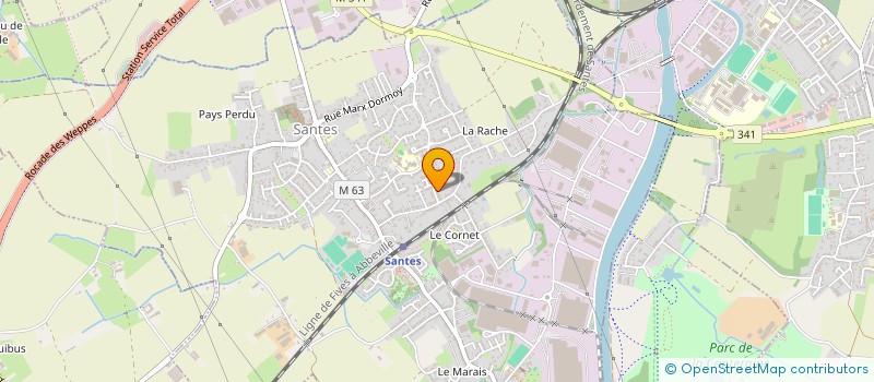 localisation de l'entreprise D PATRIMOINE  SANTES