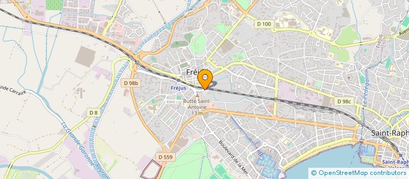 localisation de l'entreprise D-PENDANCE MOTO  FREJUS
