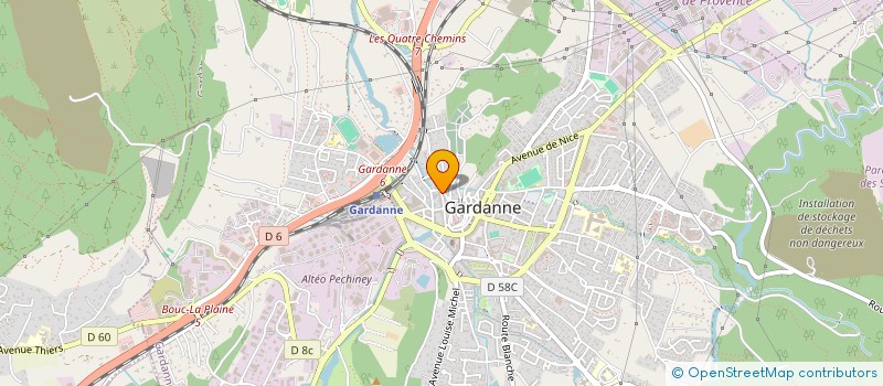 localisation de l'entreprise D.PEROSANZ à GARDANNE