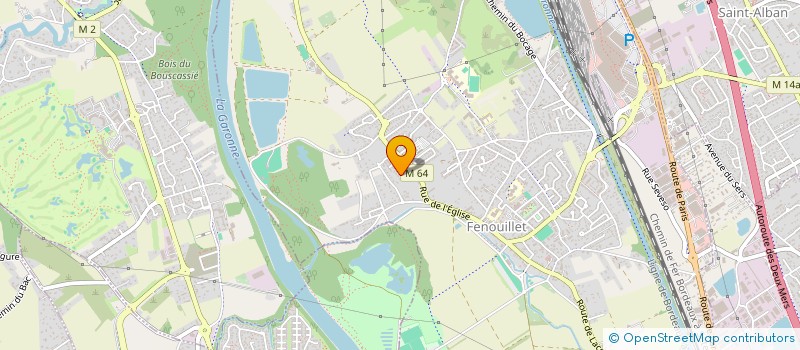 localisation de l'entreprise D.PH SUPPORT à FENOUILLET