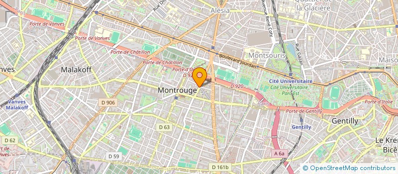 localisation de l'entreprise D PHAN SERVICES à MONTROUGE