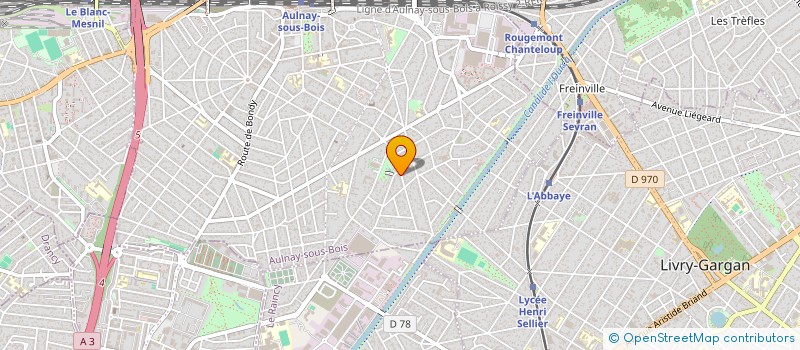 localisation de l'entreprise D-PHIALPHA à AULNAY-SOUS-BOIS