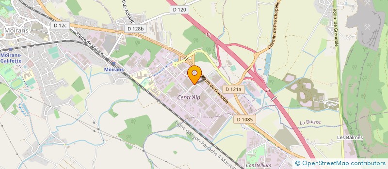 localisation de l'entreprise D PHYSIC FORM  MOIRANS