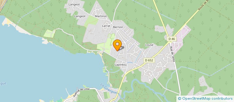 localisation de l'entreprise D.PLANE  SANGUINET