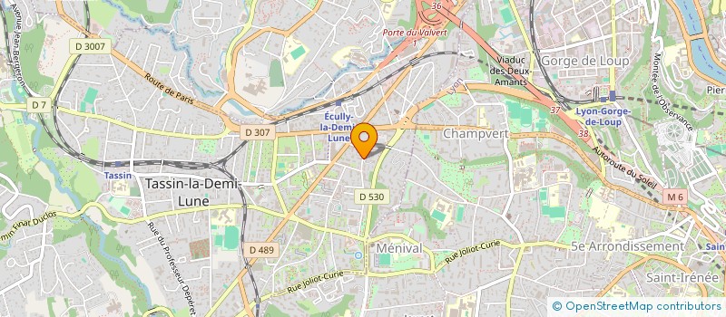 localisation de l'entreprise D PLOMBERIE ENR  TASSIN-LA-DEMI-LUNE