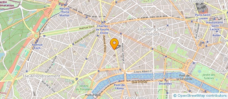 localisation de l'entreprise D PORTHAULT PARIS  PARIS