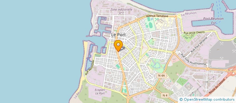 localisation de l'entreprise D-PRINT à LE PORT