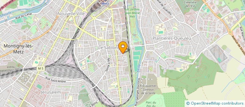 localisation de l'entreprise D-PRO  METZ