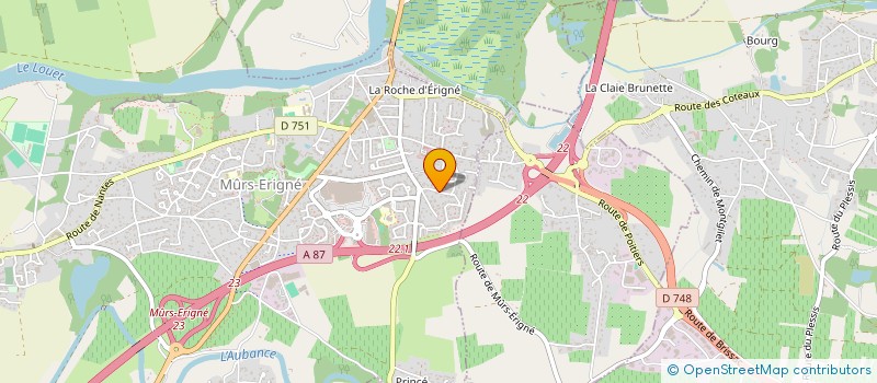 localisation de l'entreprise D. PROJECT  MURS-ERIGNE