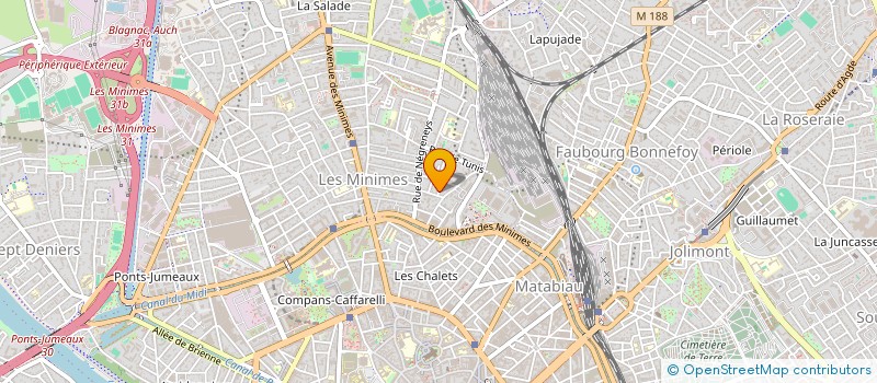localisation de l'entreprise D PROJETS à TOULOUSE
