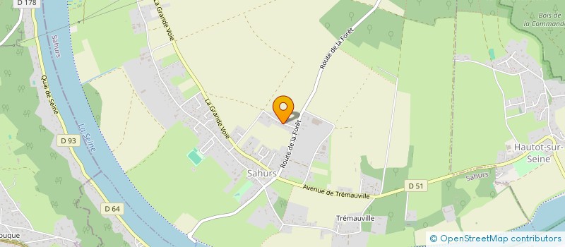 localisation de l'entreprise D PROS POSE  SAHURS