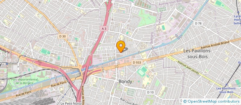 localisation de l'entreprise D'PUB  GONESSE