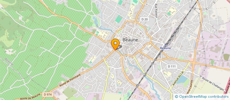 localisation de l'entreprise D.Q.Z. à BEAUNE