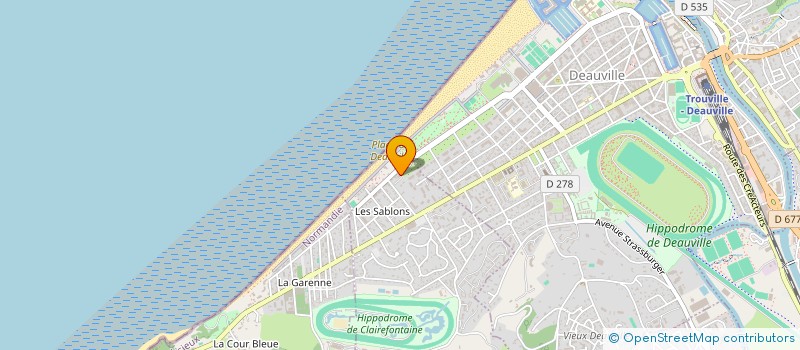 localisation de l'entreprise D R 2 A à DEAUVILLE