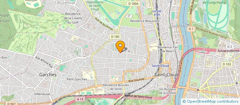 localisation de l'entreprise D R à SAINT-CLOUD