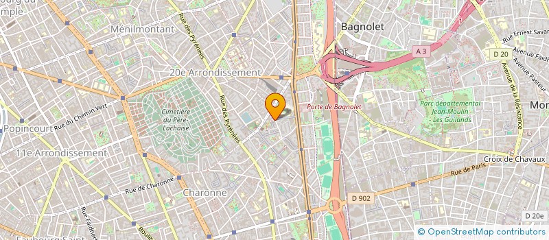 localisation de l'entreprise D.R.A SARL  PARIS