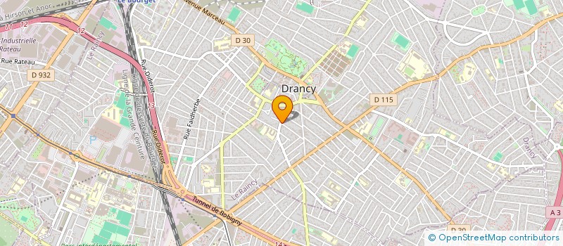 localisation de l'entreprise D.R ALIMENTATION GENERALE 93 à DRANCY