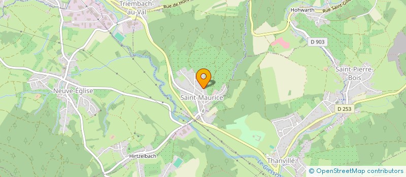 localisation de l'entreprise D'R BEERESCHNETZER   SAINT-MAURICE