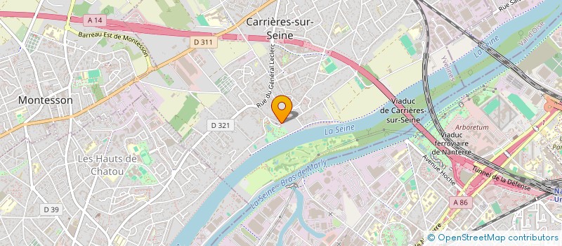 localisation de l'entreprise D R C à MONTGERON