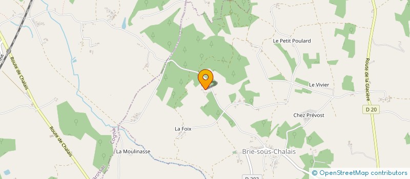 localisation de l'entreprise D.R.C.E.M à BRIE-SOUS-CHALAIS