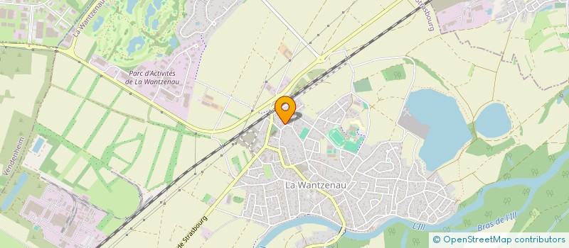 localisation de l'entreprise D.R DIFFUSION à LA WANTZENAU