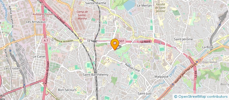 localisation de l'entreprise D.R.E.C  MARSEILLE