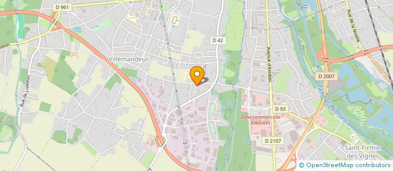 localisation de l'entreprise D R E SARL à VILLEMANDEUR
