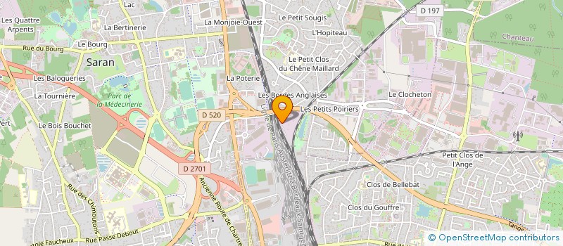 localisation de l'entreprise D&R EXPERTS CENTRE VAL DE LOIRE  SARAN