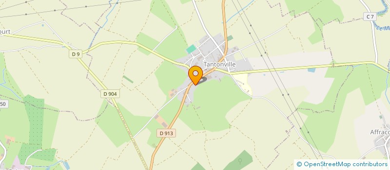 localisation de l'entreprise D R F PRESTATIONS  TANTONVILLE