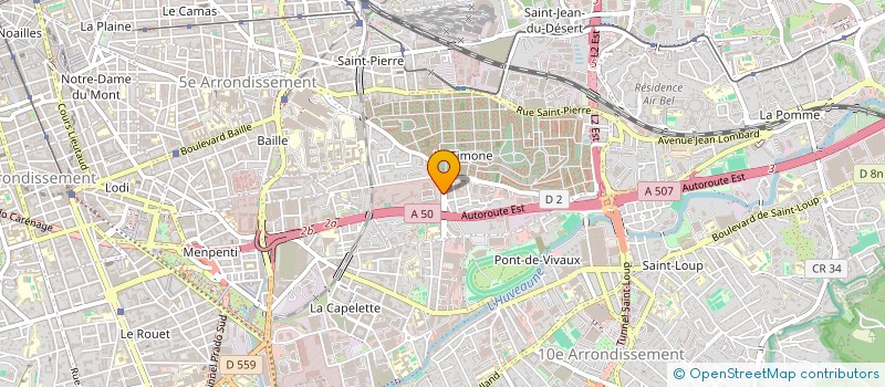 localisation de l'entreprise D.R.G à MARSEILLE
