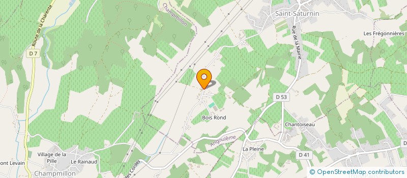 localisation de l'entreprise D.R.I.L à SAINT-SATURNIN
