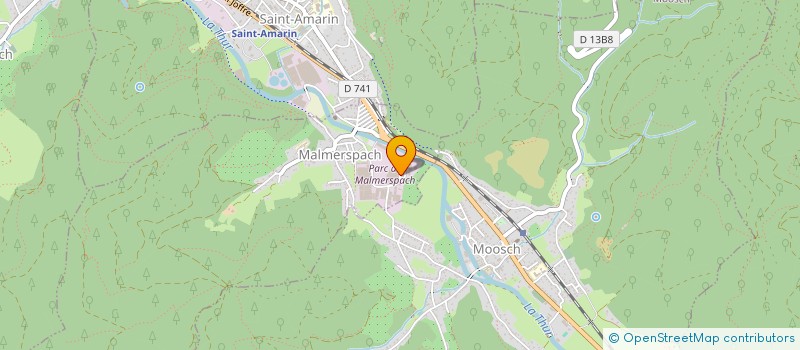 localisation de l'entreprise D.R.I.M.  MALMERSPACH